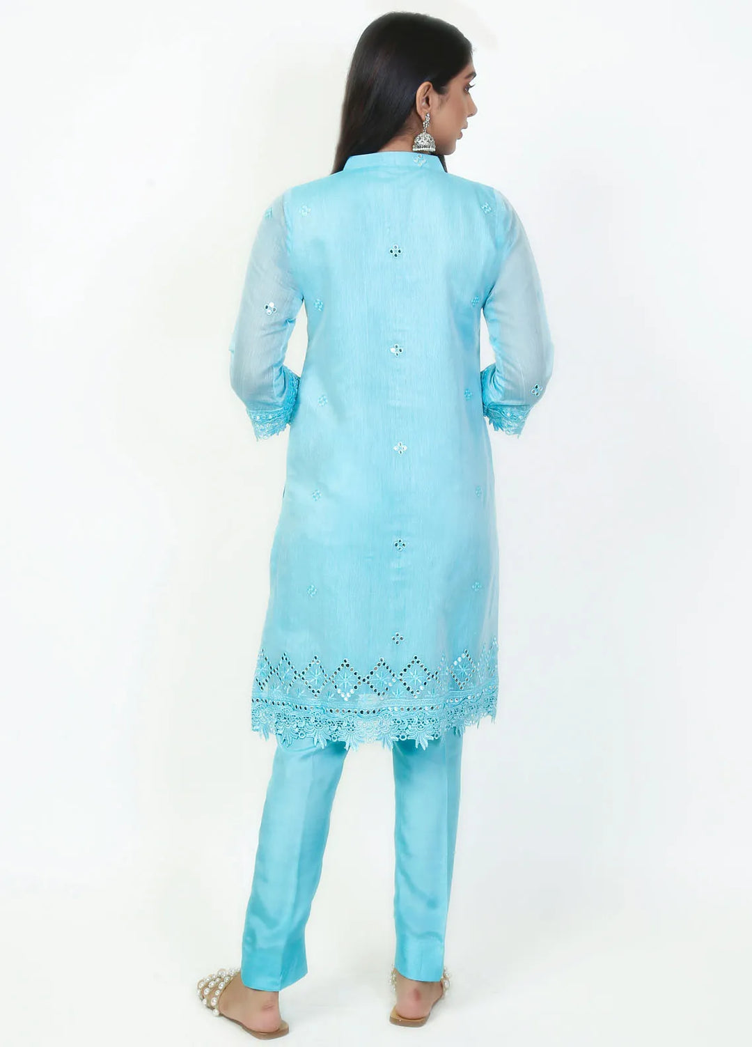 Fashion Porters Embroidered Cotton Net Suit Unstitched 4 Piece Suit FP24T SUS22-TM2 - Festive Collection