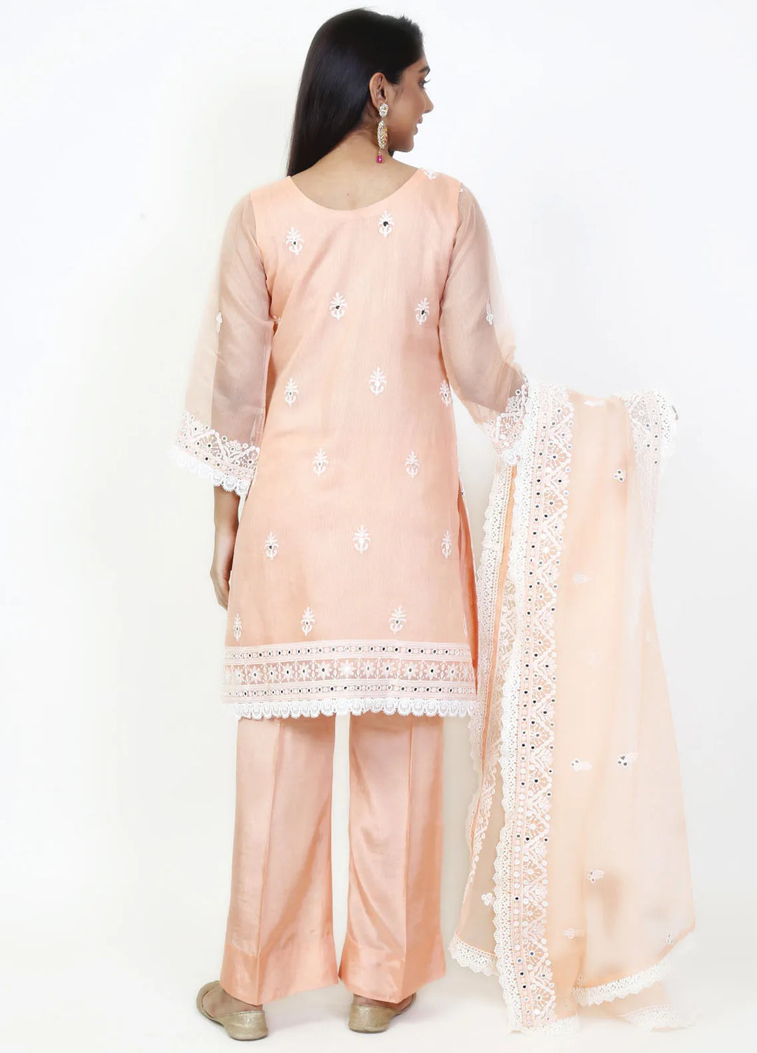 Fashion Porters Embroidered Cotton Net Suit Unstitched 4 Piece Suit FP24T SUS22-TM7 - Festive Collection
