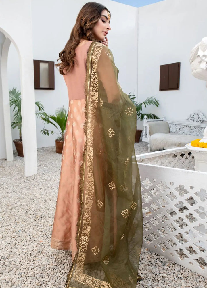 Fashion Porters Embroidered Khaddi Cotton Unstitched 3 Piece Lehenga FP24RS WUS21-RS6 - Festive Collection