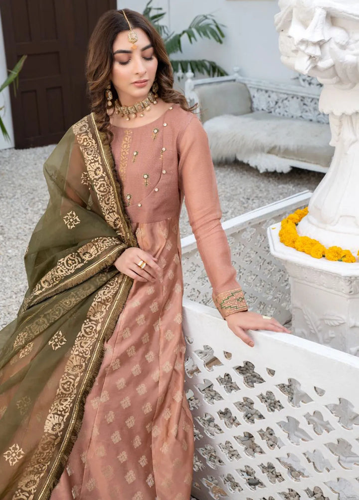 Fashion Porters Embroidered Khaddi Cotton Unstitched 3 Piece Lehenga FP24RS WUS21-RS6 - Festive Collection
