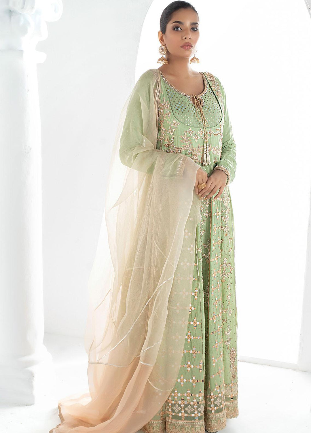 Fashion Porters Luxury Pret  Raw Silk 3 Piece Suit SFL21-AL2 Ester
