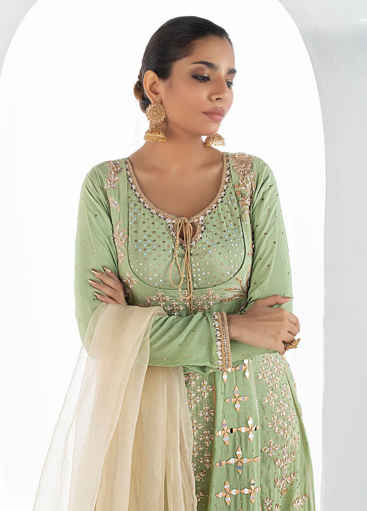 Fashion Porters Luxury Pret  Raw Silk 3 Piece Suit SFL21-AL2 Ester