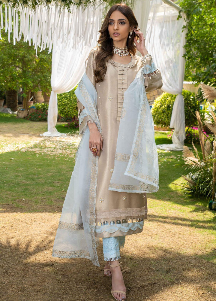 Fatima Khan Luxury Pret  Missouri Shirt 5001 GREY SWAN