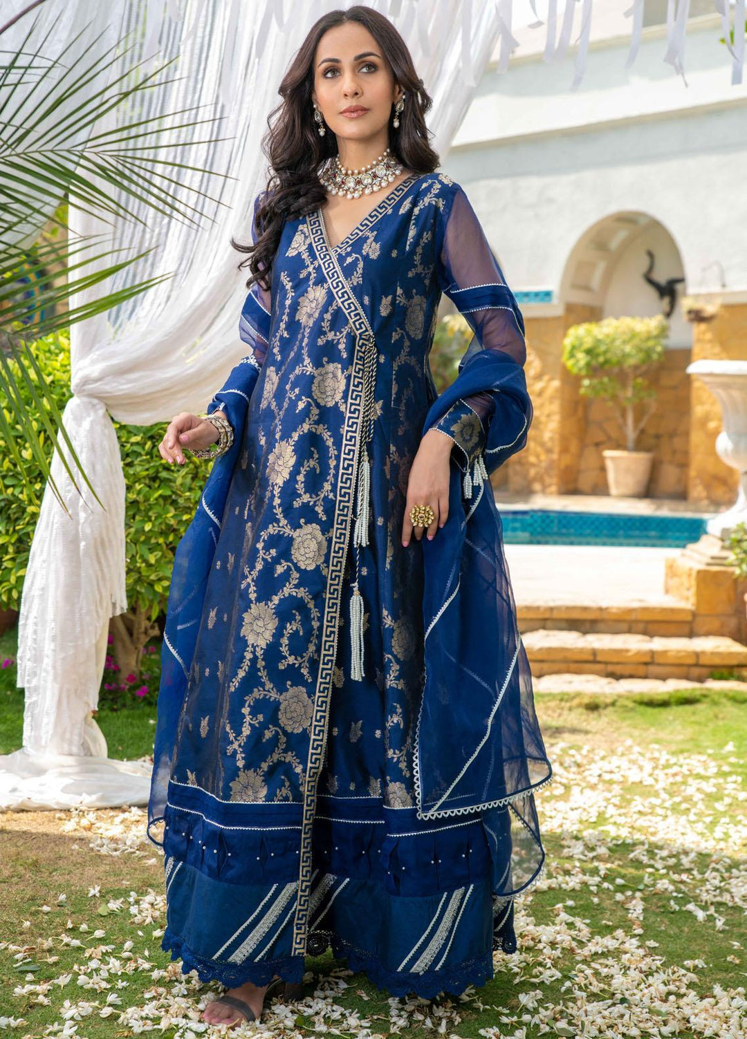 Fatima Khan Luxury Pret  Silk Shirt 5002 SOHA