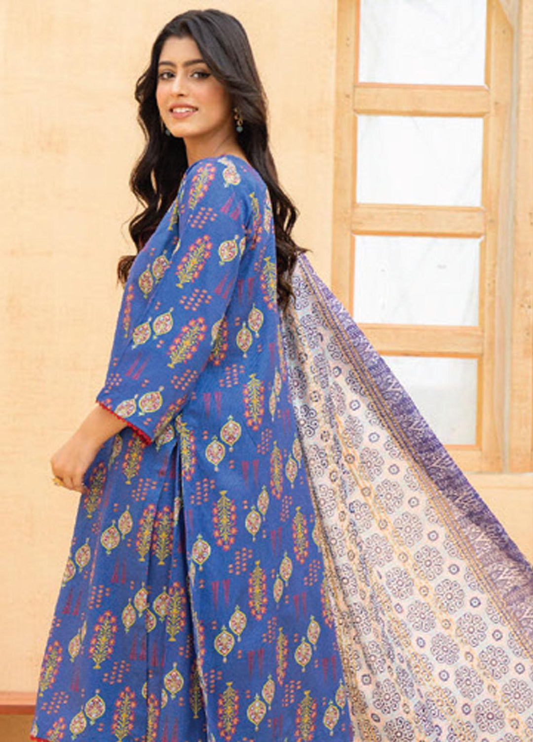 Feroza Printed  Suits Unstitched 3 Piece FZ23D D-01 - Summer Collection