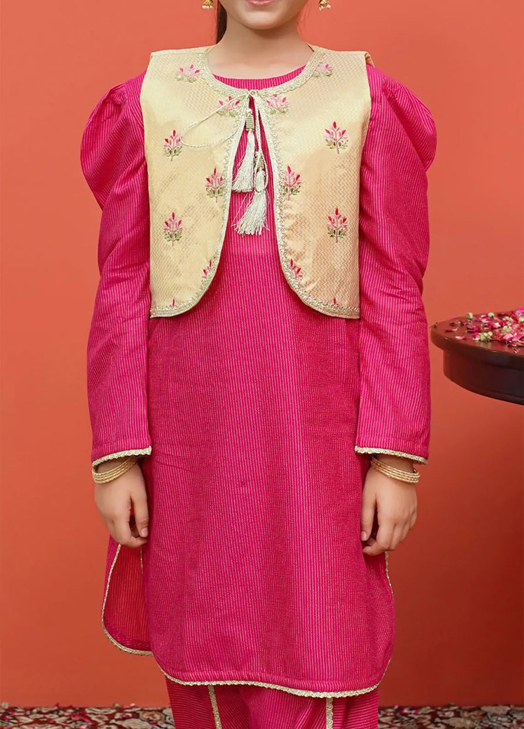 Festive Ensemble By Modest Pret Casual Cotton 3 Piece Suit 8405