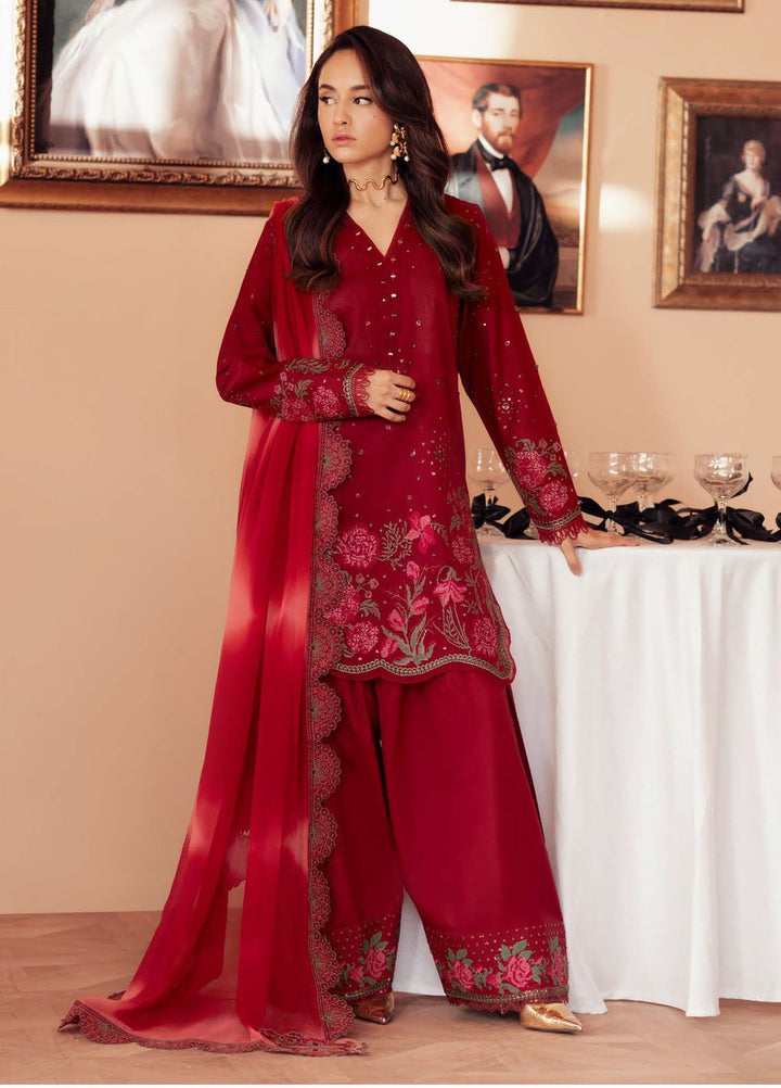 Feya by Nureh Embroidered Lawn Suits Unstitched 3 Piece NU25FEL FE-07 - Summer Collection