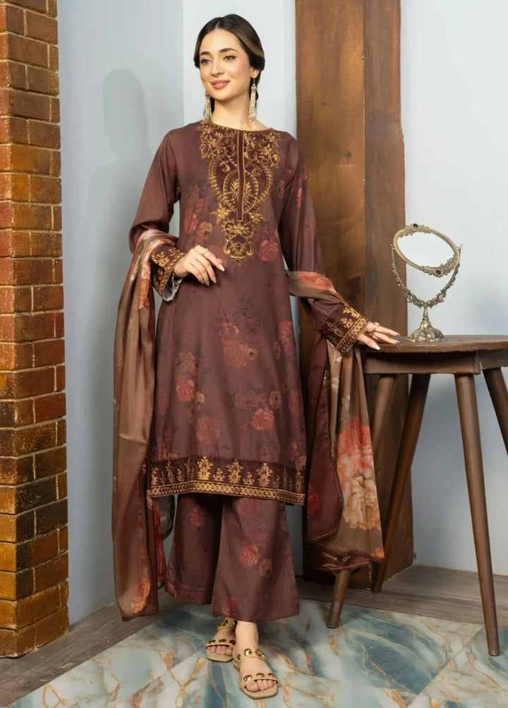 Fiona by Panache Apparel Pret Embroidered Cambric Lawn 3 Piece Suit Soleil