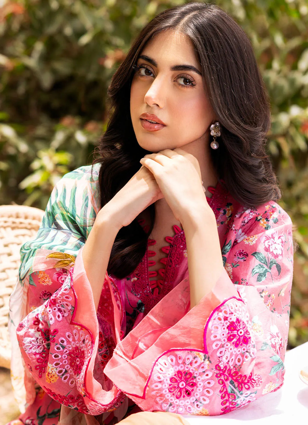 Fiona Pret Chikankari Lawn 3 Piece Suit Peonia
