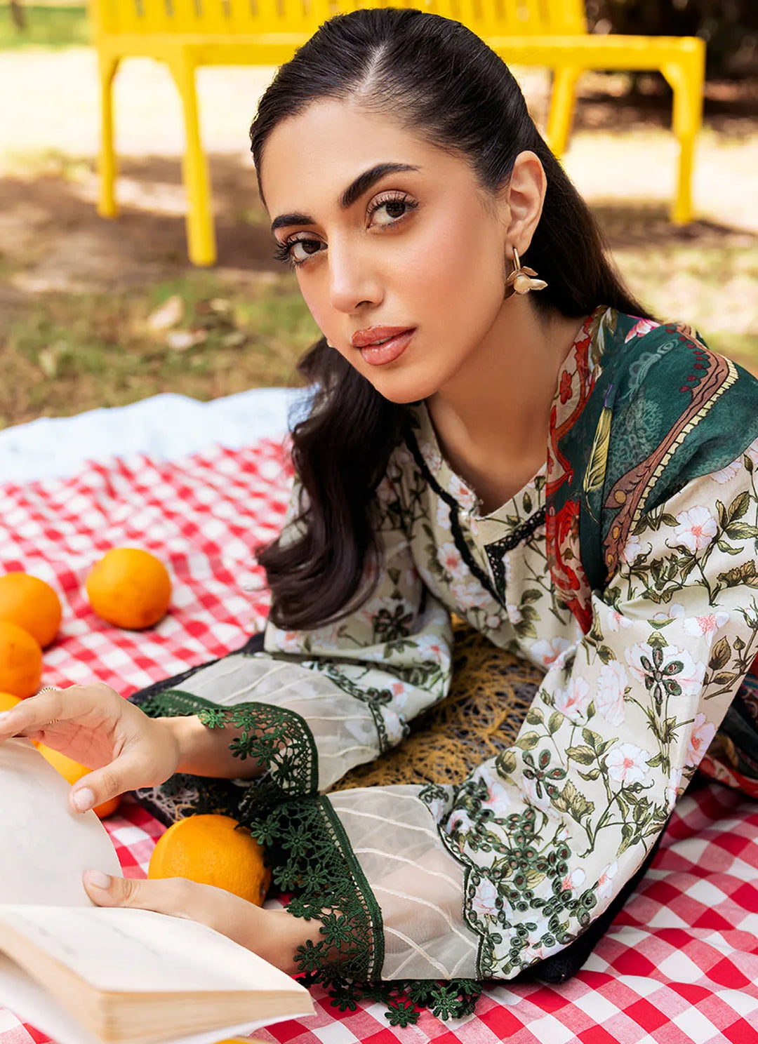 Fiona Pret Chikankari Lawn 3 Piece Suit Tulipano