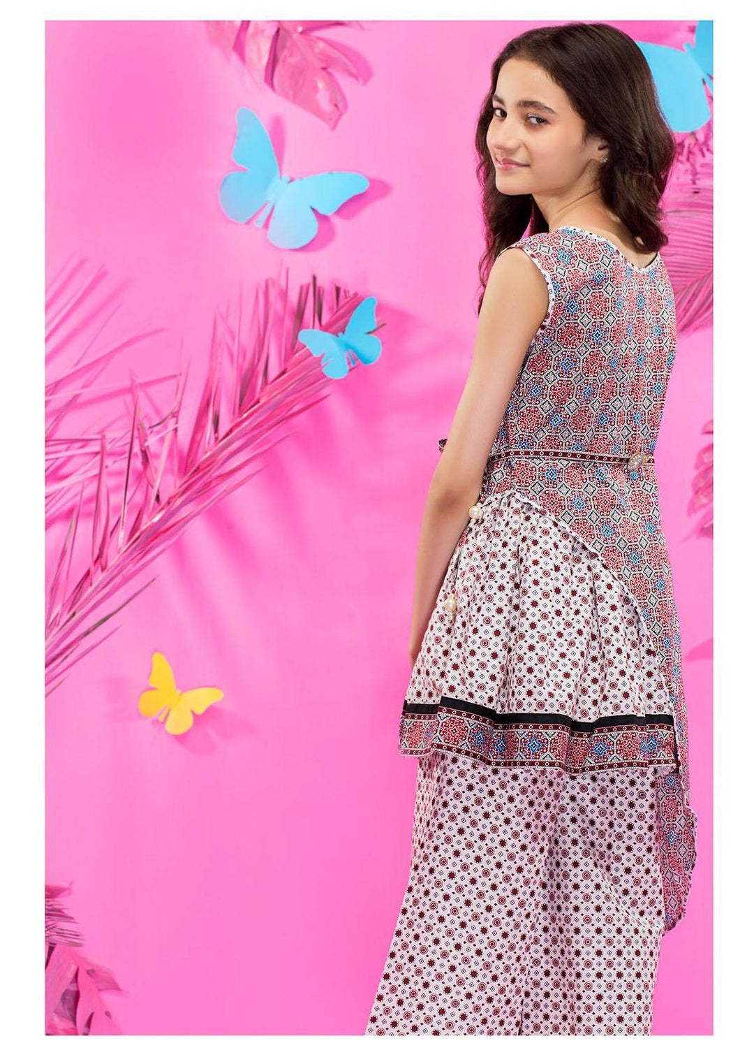 Five Star Classic Kids Cotton Printed Cambric Suits Unstitched 2 Piece FS21CK 709-A - Winter Collection