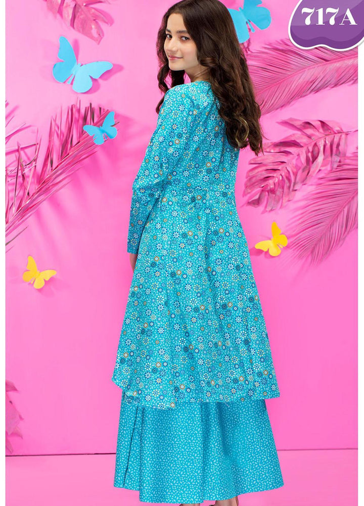 Five Star Classic Kids Cotton Printed Cambric Suits Unstitched 2 Piece FS21CK 717-A - Winter Collection