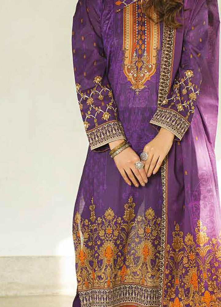 Five Star Printed Lawn Suits Unstitched 3 Piece FS22CL D-1312A - Summer Collection