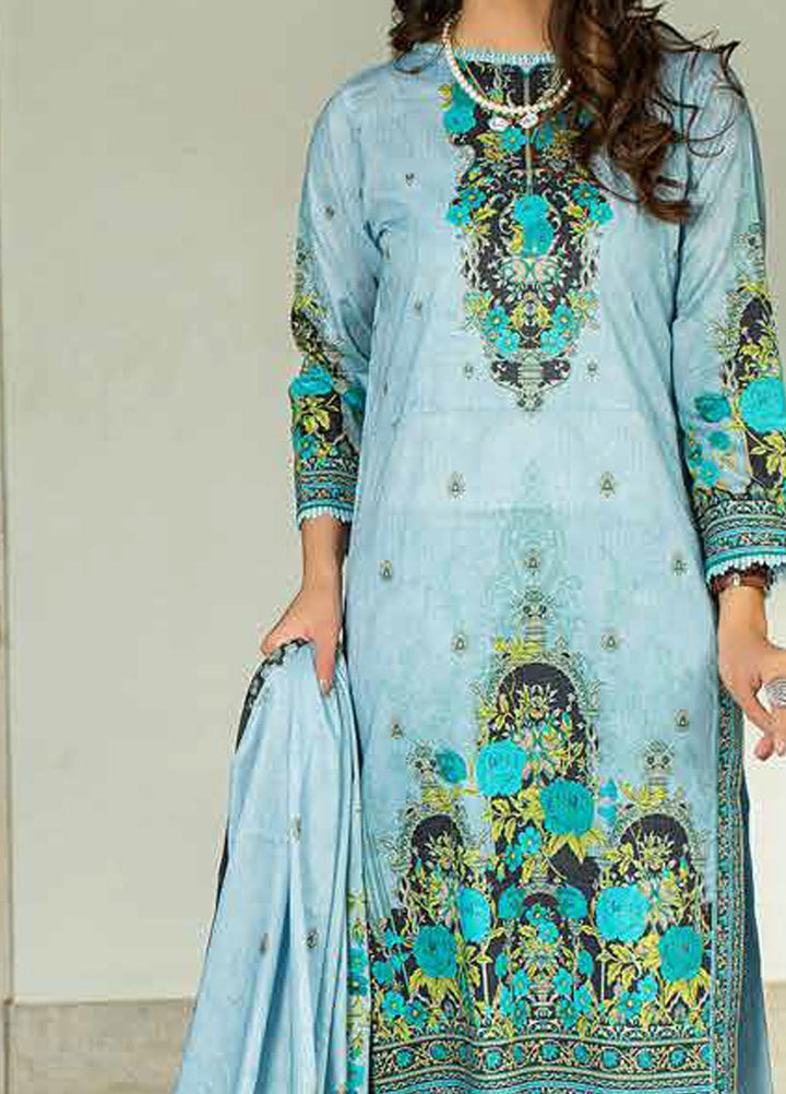 Five Star Printed Lawn Suits Unstitched 3 Piece FS22CL D-1316A - Summer Collection
