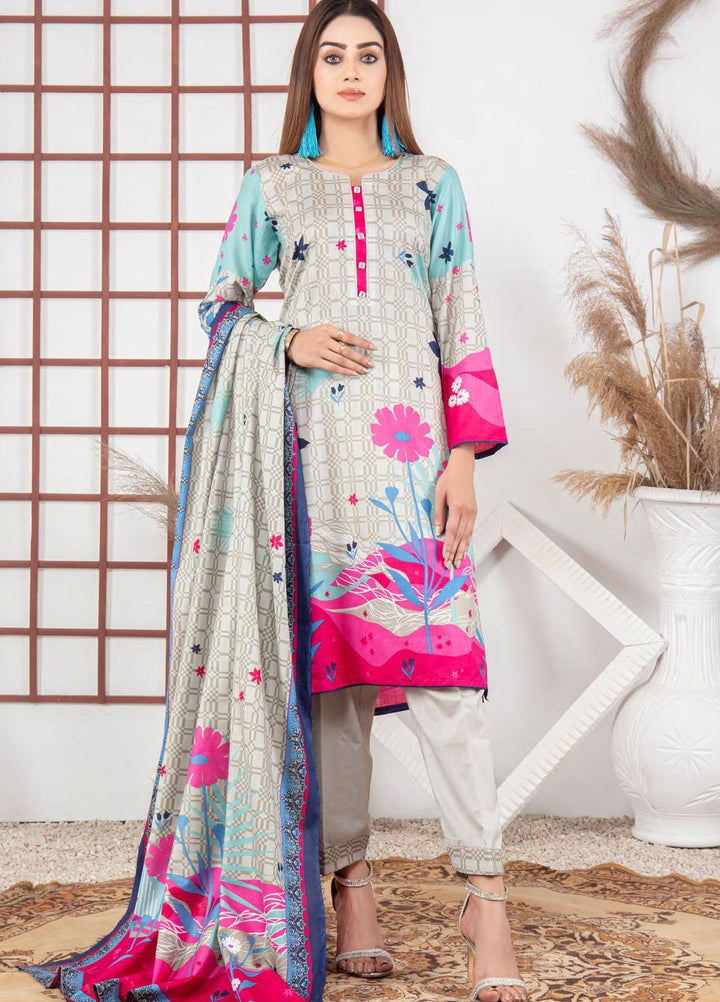 Five Star Printed Lawn Suit Unstitched 3 Piece FS22MD D-52A - Summer Collection