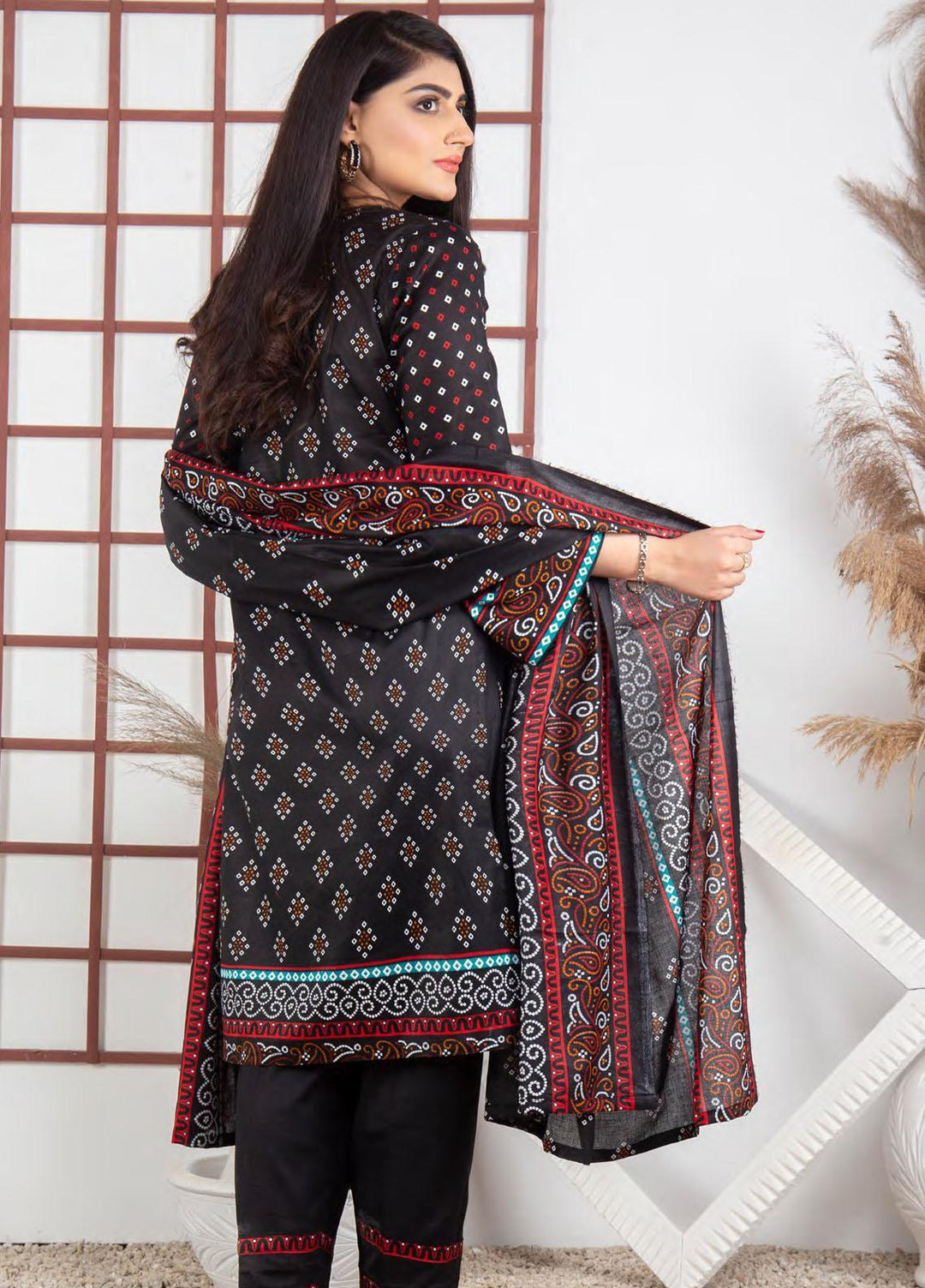 Five Star Printed Lawn Suit Unstitched 3 Piece FS22MD D-54B - Summer Collection