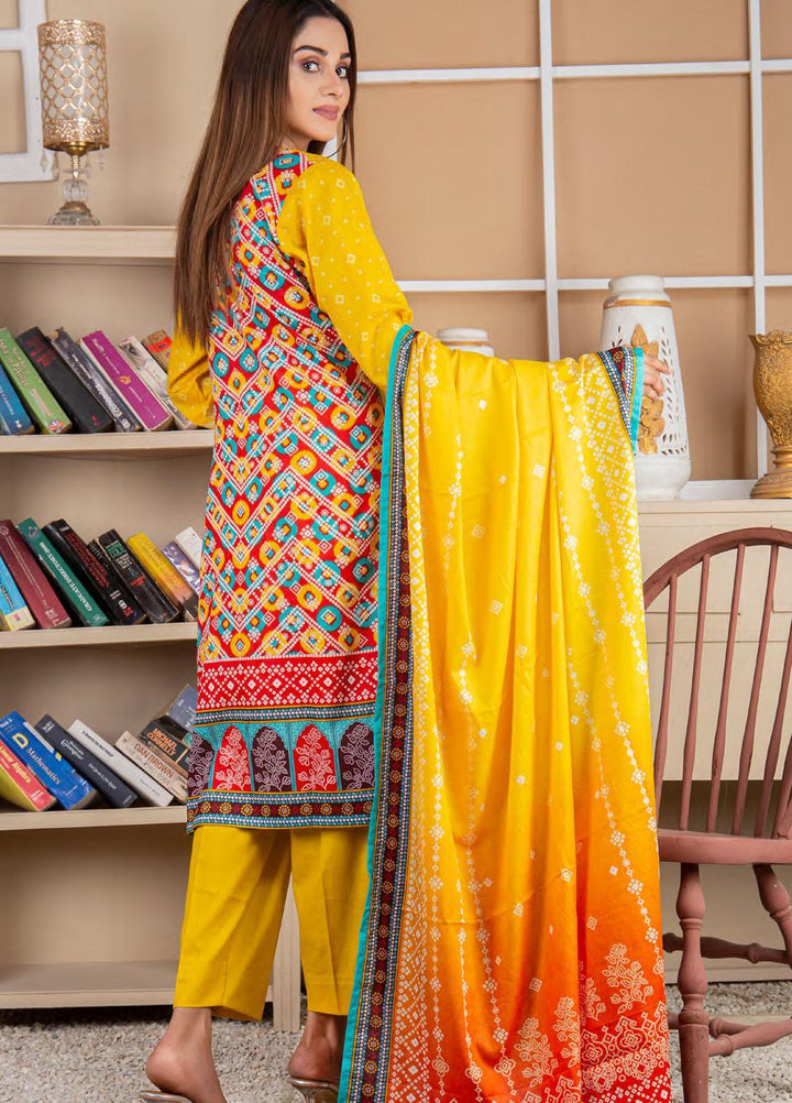 Five Star Printed Lawn Suit Unstitched 3 Piece FS22MD D-57A - Summer Collection