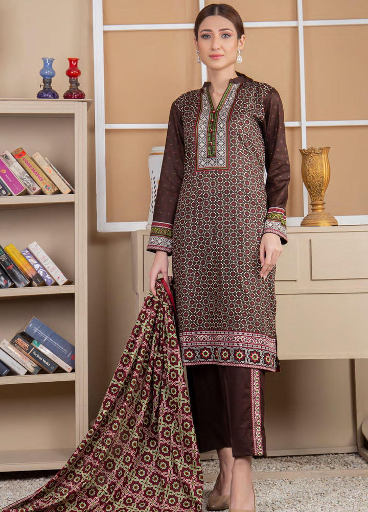 Five Star Printed Lawn Suit Unstitched 3 Piece FS22MD D-61A - Summer Collection