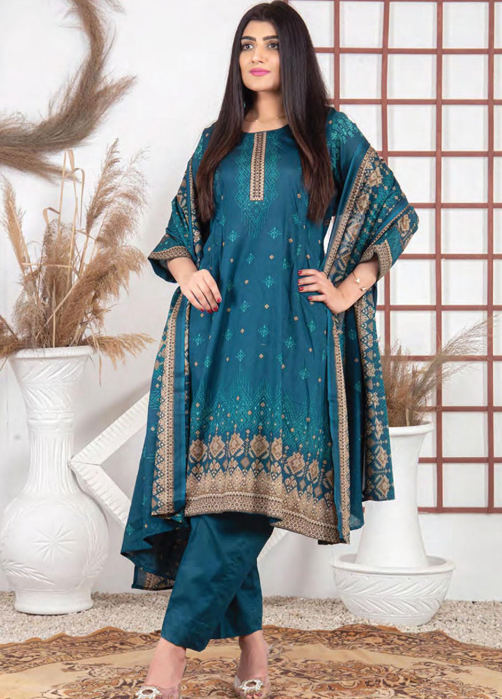 Five Star Printed Lawn Suit Unstitched 3 Piece FS22SL D-118B - Summer Collection