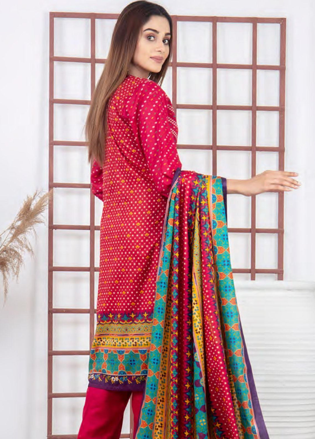 Five Star Printed Lawn Suit Unstitched 3 Piece FS22SL D-119A - Summer Collection