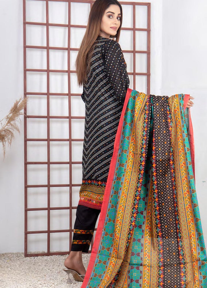 Five Star Printed Lawn Suit Unstitched 3 Piece FS22SL D-119B - Summer Collection