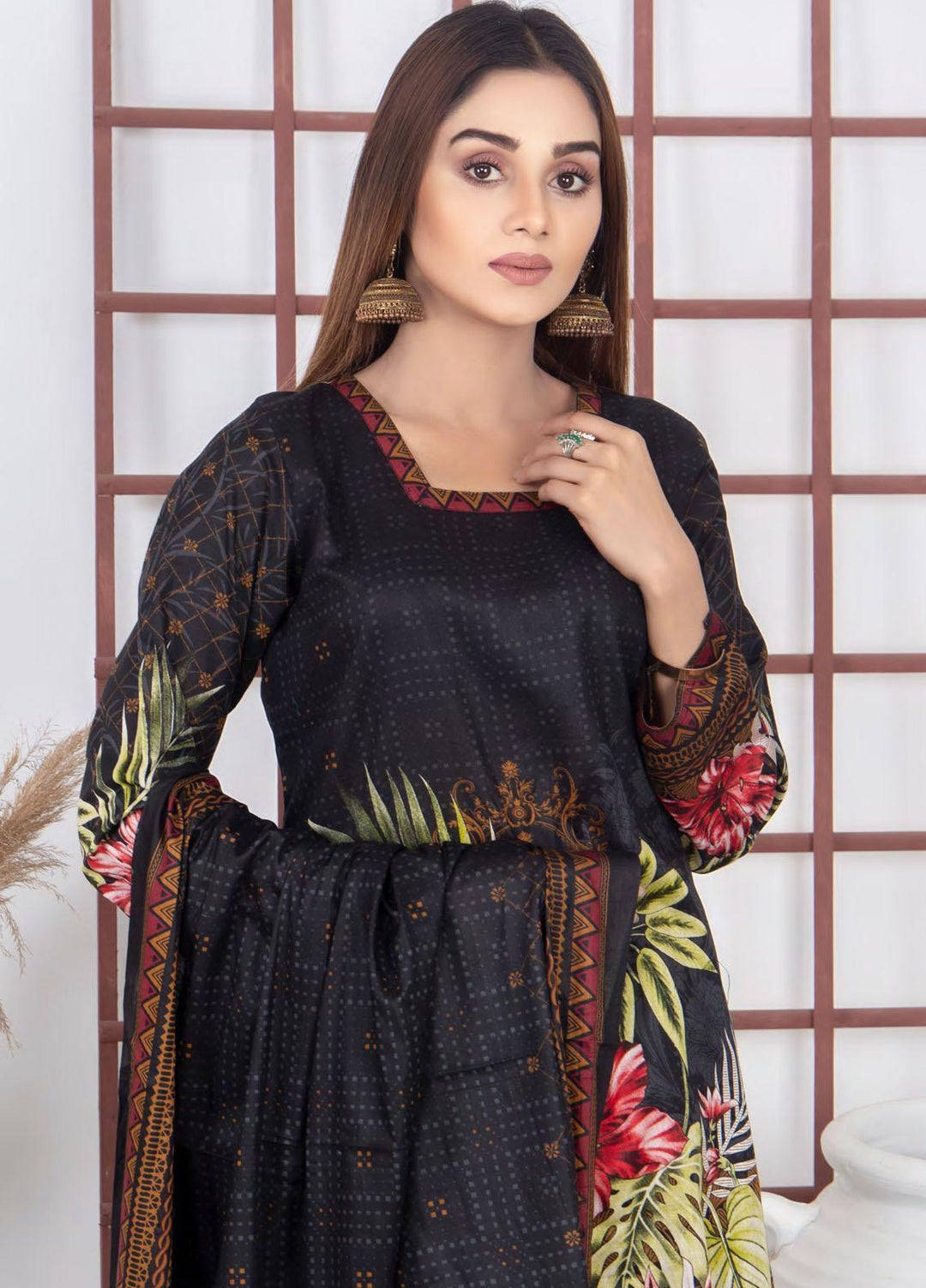 Five Star Printed Lawn Suit Unstitched 3 Piece FS22SL D-123B - Summer Collection
