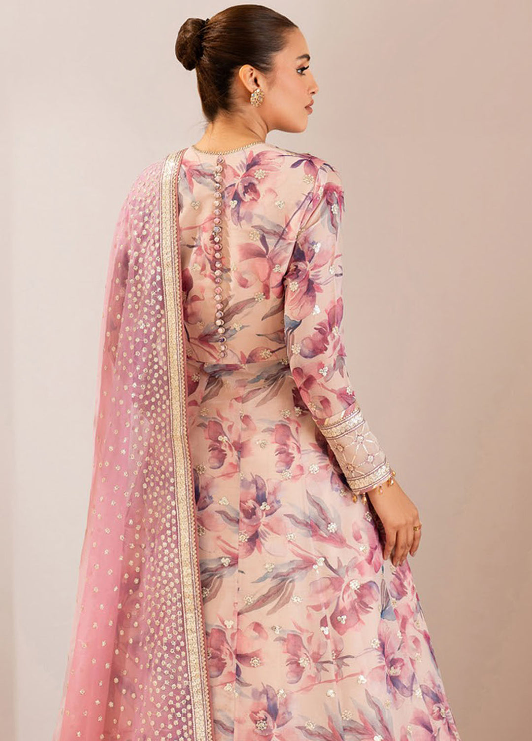 Fleur by Alizeh Fashion Embroidered Chiffon Suits Unstitched 3 Piece AFB25FF CH-2193 Dina - Formals Collection
