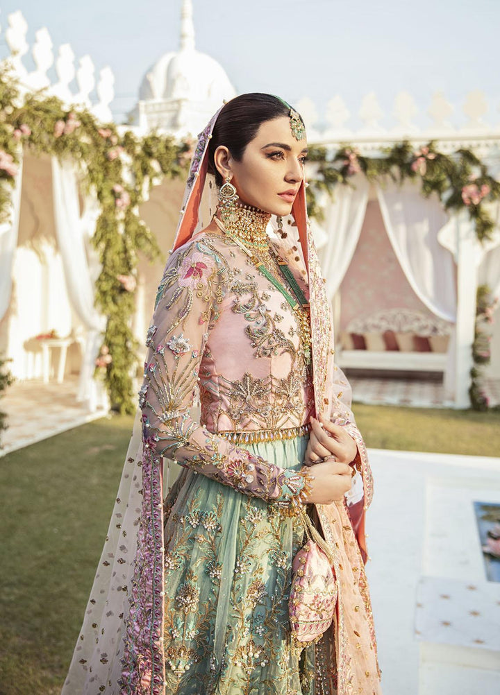 Gulaal Luxury Pret Embroidered Net 3 Piece Dress GL22FDR Joli