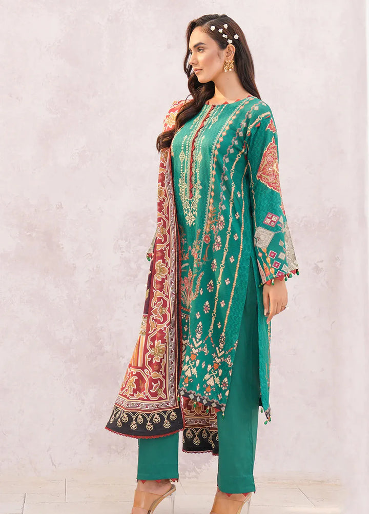Floral Serenade By Meerak Printed Lawn Suit Unstitched 3 Piece MRK24F Daisy Daze - Summer Collection