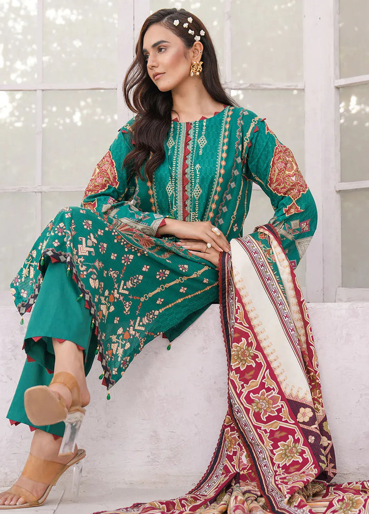Floral Serenade By Meerak Printed Lawn Suit Unstitched 3 Piece MRK24F Daisy Daze - Summer Collection