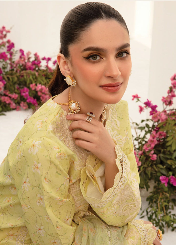 Florance By Rang Rasiya Embroidered Lawn Suits Unstitched 3 Piece RR24F D3 Olivia - Premium Collection