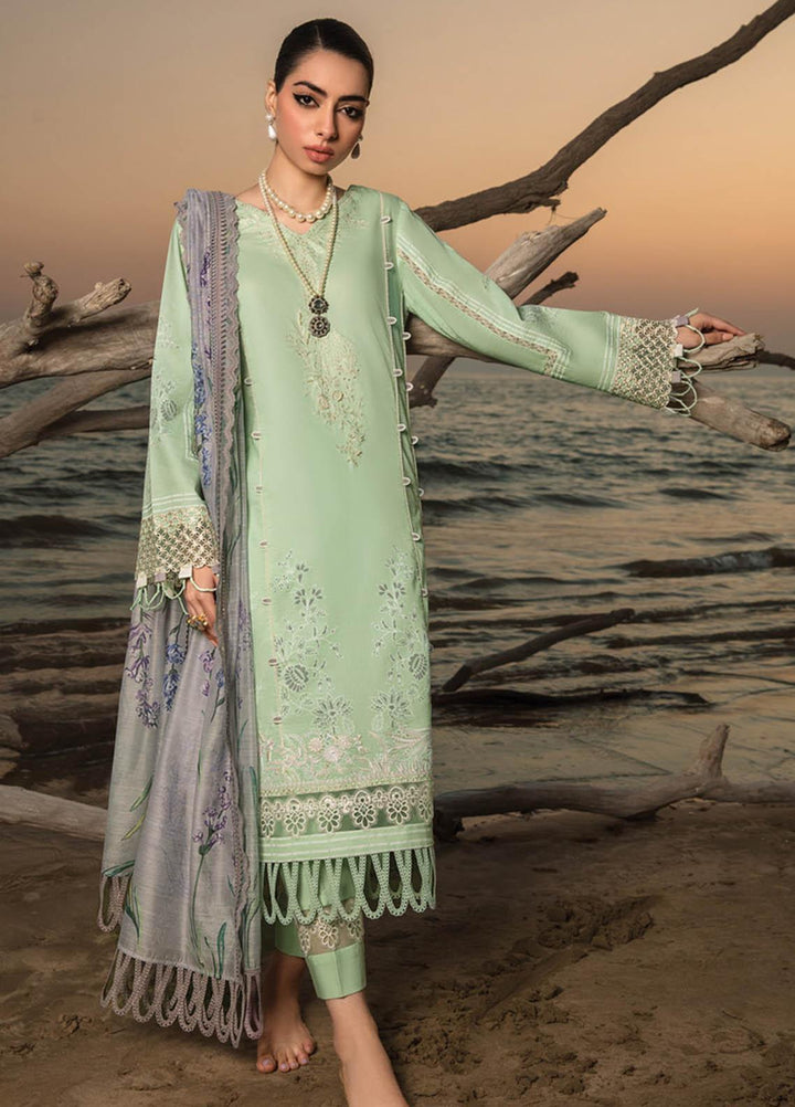 Florence By Rang Rasiya Embroidered Lawn Suits Unstitched 3 Piece RR23F 03 Iris - Summer Collection