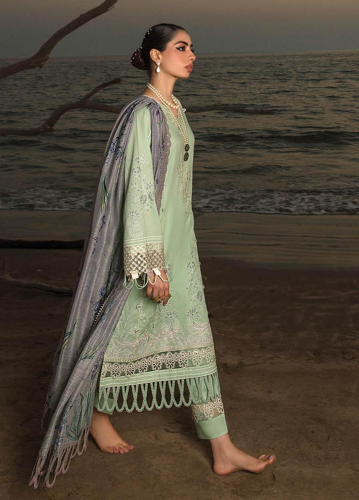 Florence By Rang Rasiya Embroidered Lawn Suits Unstitched 3 Piece RR23F 03 Iris - Summer Collection