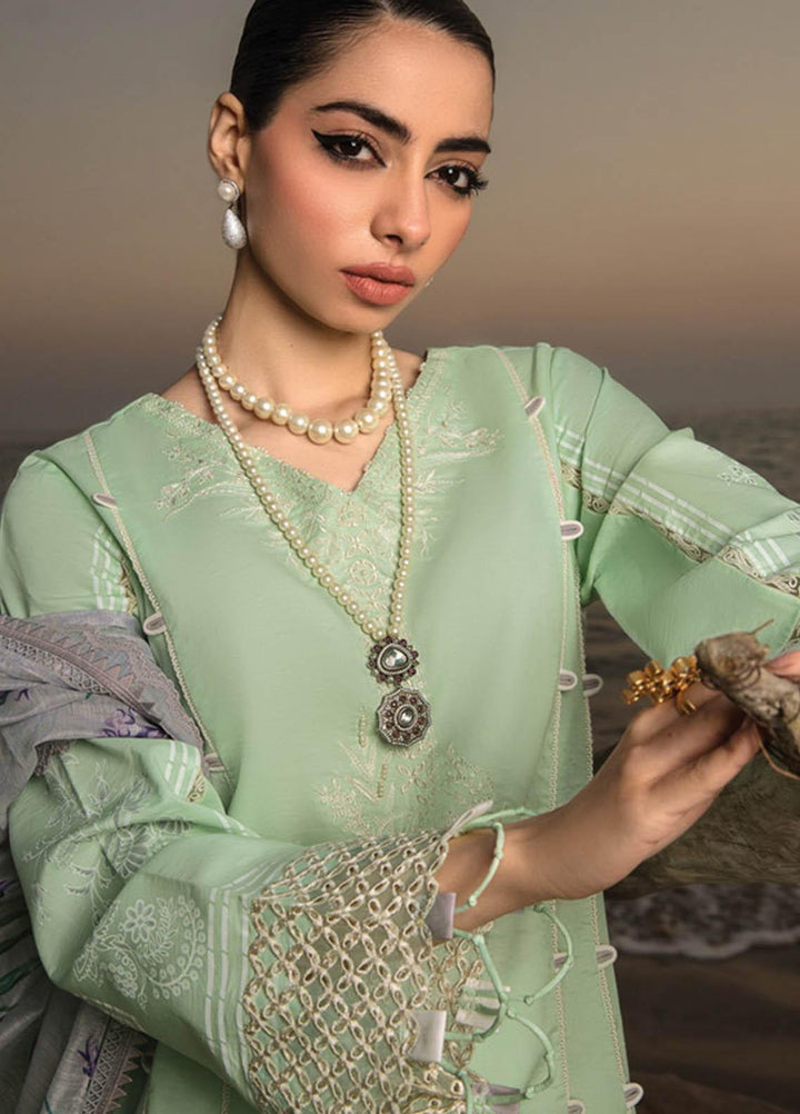 Florence By Rang Rasiya Embroidered Lawn Suits Unstitched 3 Piece RR23F 03 Iris - Summer Collection