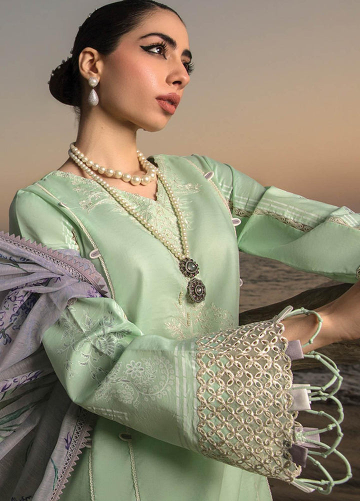 Florence By Rang Rasiya Embroidered Lawn Suits Unstitched 3 Piece RR23F 03 Iris - Summer Collection