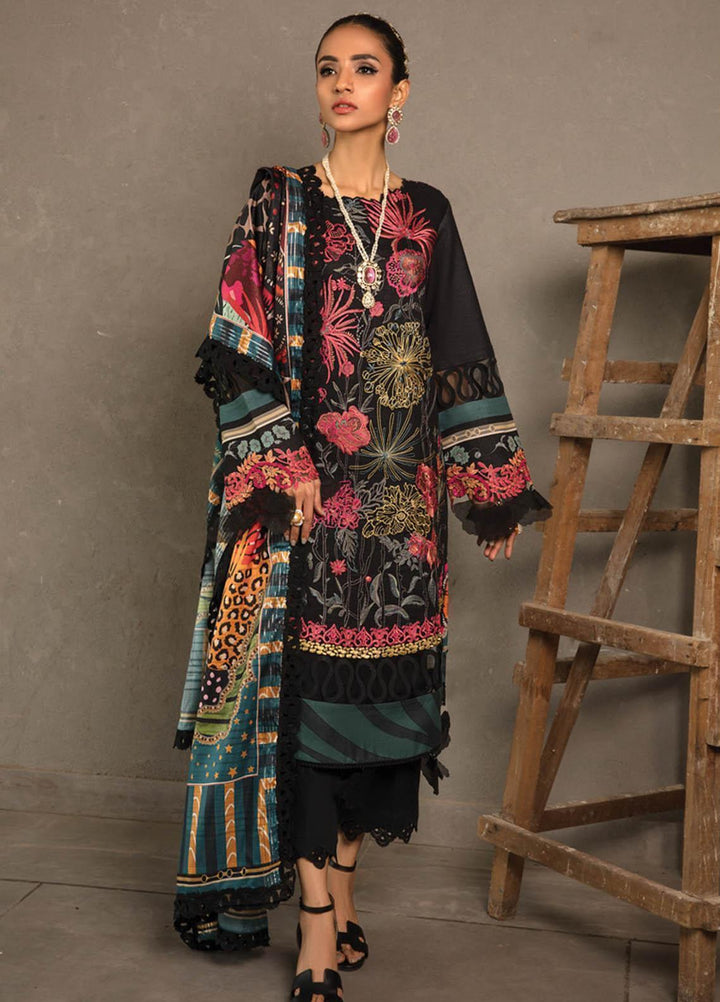 Florence By Rang Rasiya Embroidered Lawn Suits Unstitched 3 Piece RR23F 08 Carnation - Summer Collection