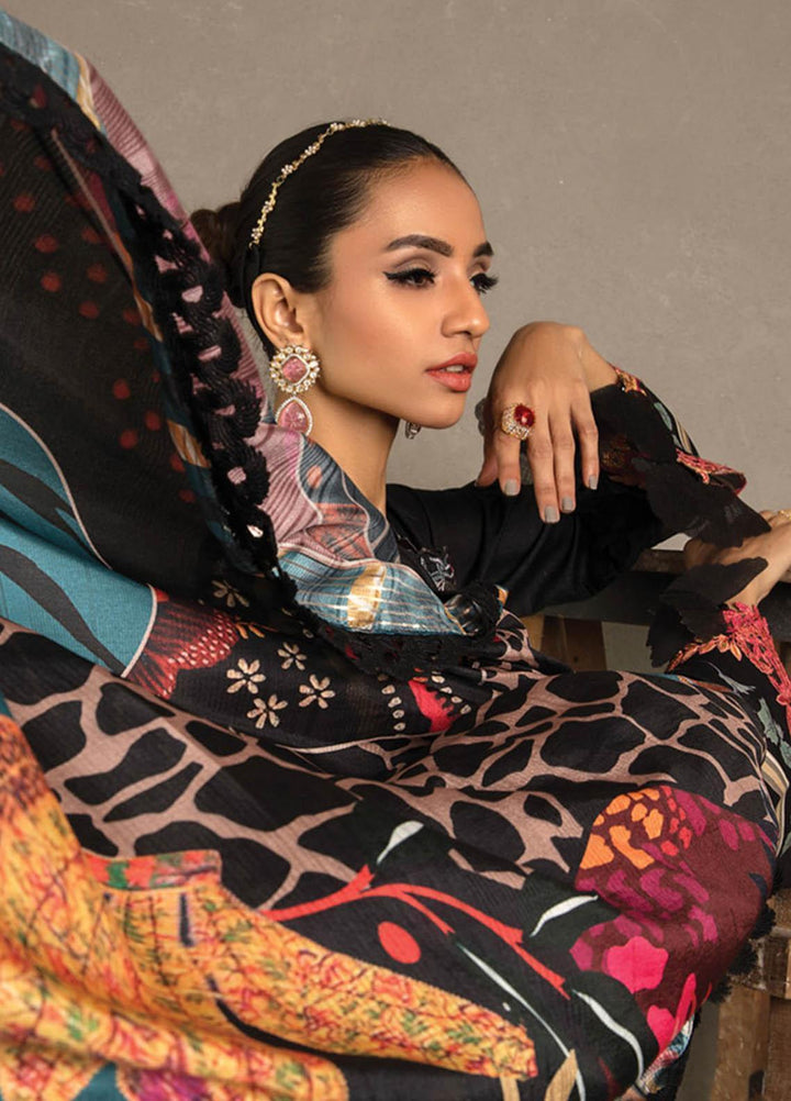 Florence By Rang Rasiya Embroidered Lawn Suits Unstitched 3 Piece RR23F 08 Carnation - Summer Collection