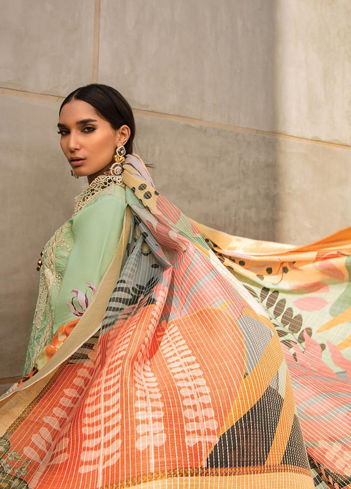 Florence By Rang Rasiya Embroidered Lawn Suits Unstitched 3 Piece RR23F 09 Hazel - Summer Collection