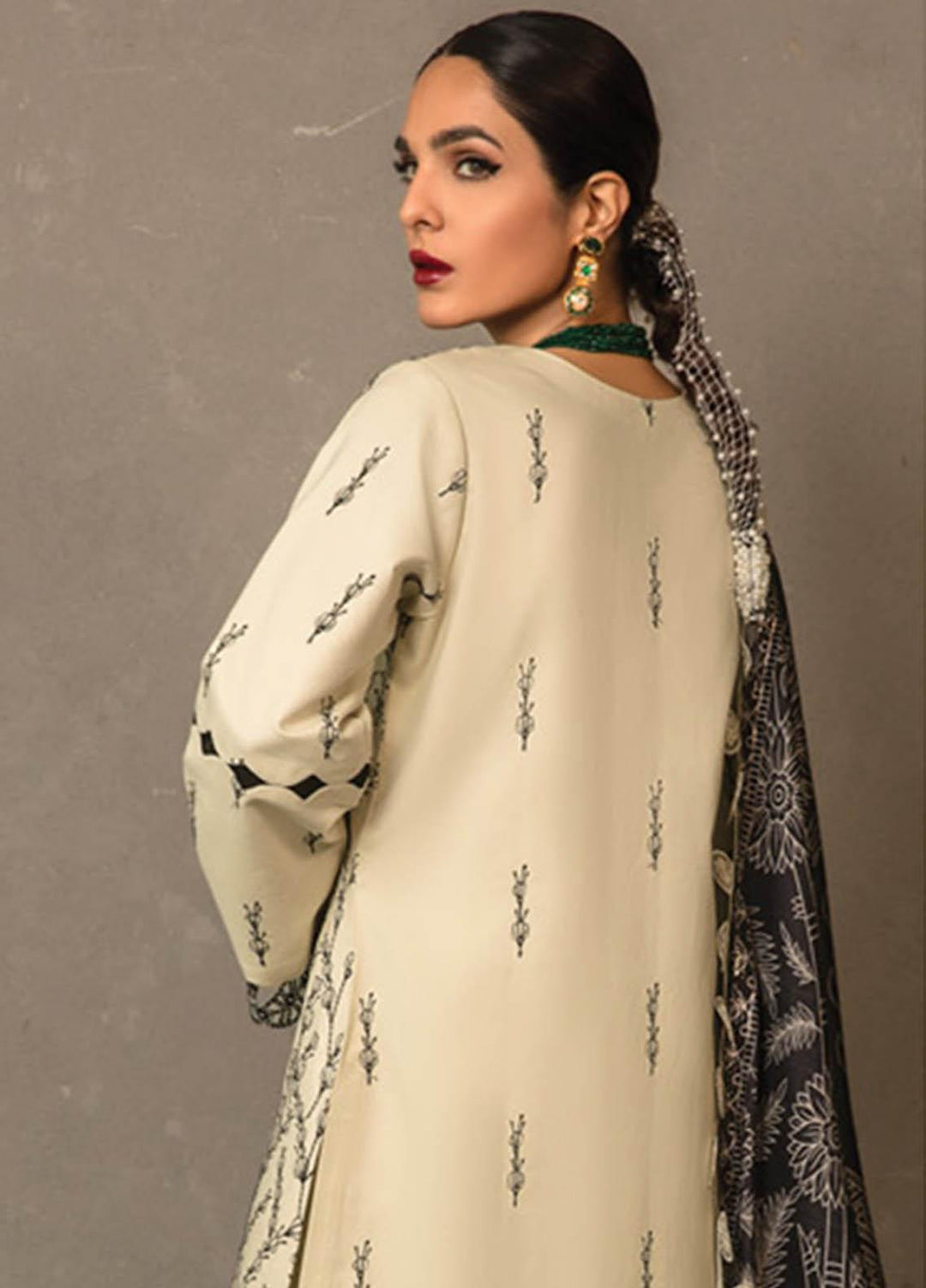 Florence By Rang Rasiya Embroidered Lawn Suits Unstitched 3 Piece RR23F 11 Lvy - Summer Collection