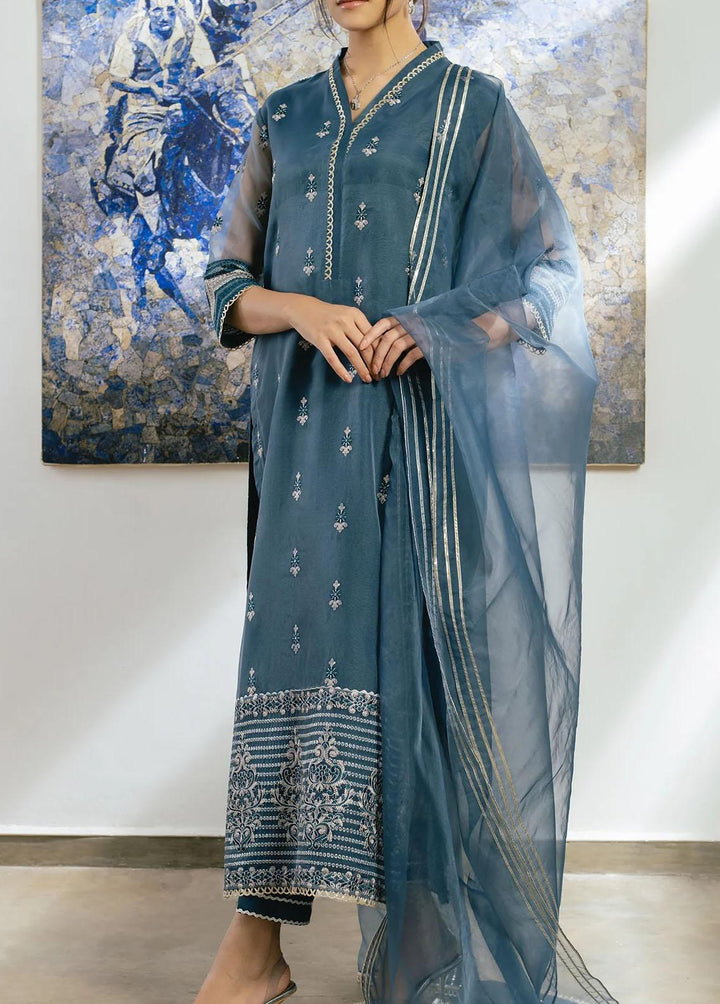 The Woven Palace Pret Embroidered Organza 3 Piece Suit TWP23-F2 WFCST-GB007 EMMERA
