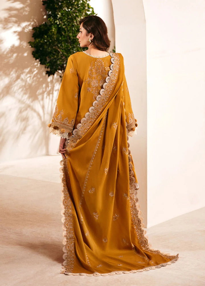 Florent Embroidered Marina Suit Unstitched 3 Piece FL24W FL-1 B - Winter Collection