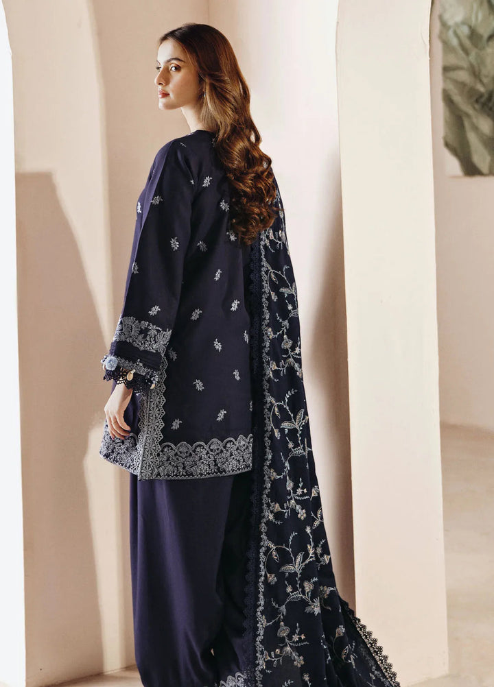 Florent Embroidered Marina Suit Unstitched 3 Piece FL24W FL-4 A - Winter Collection