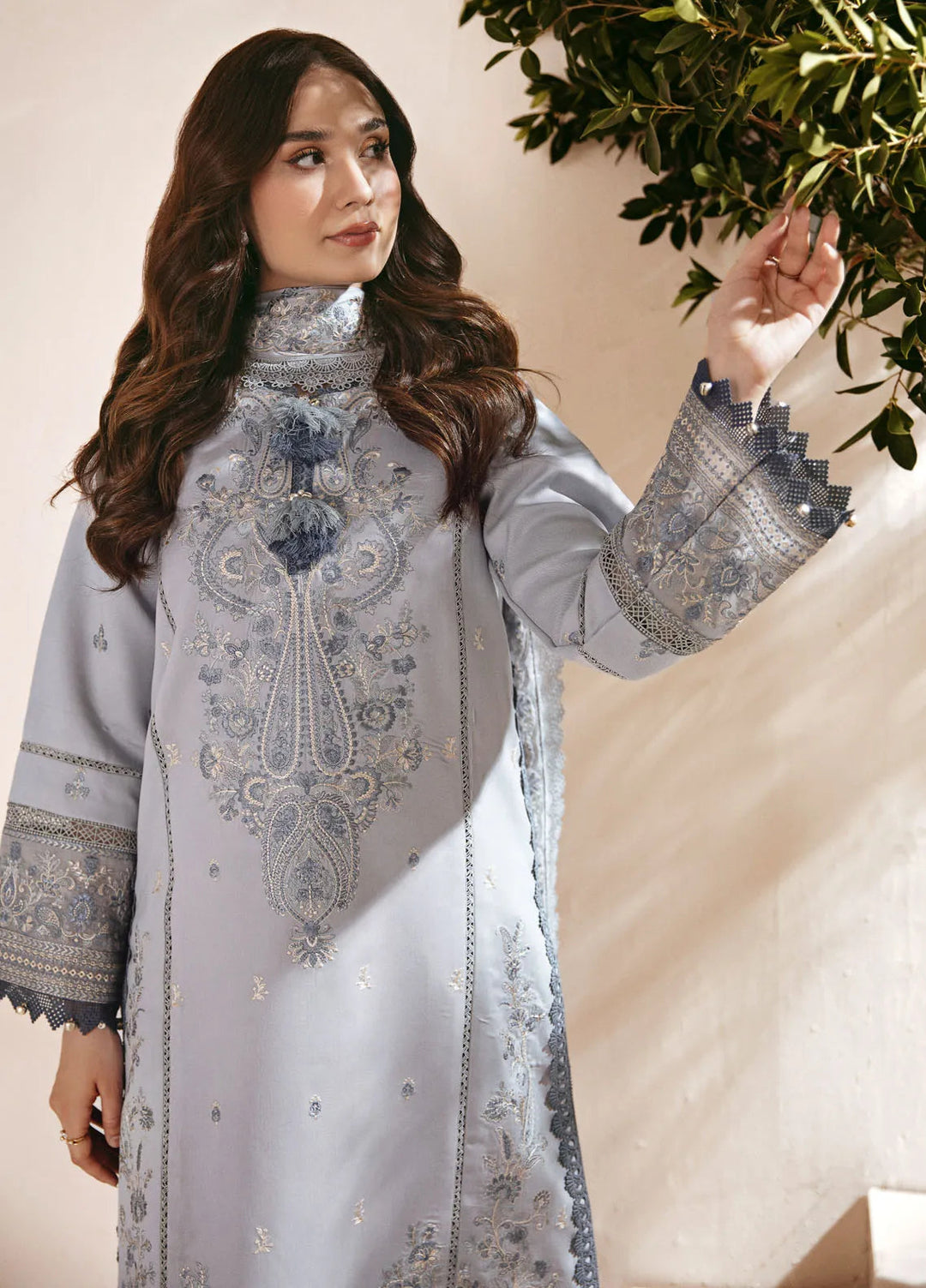 Florent Embroidered Marina Suit Unstitched 3 Piece FL24W FL-5 A - Winter Collection