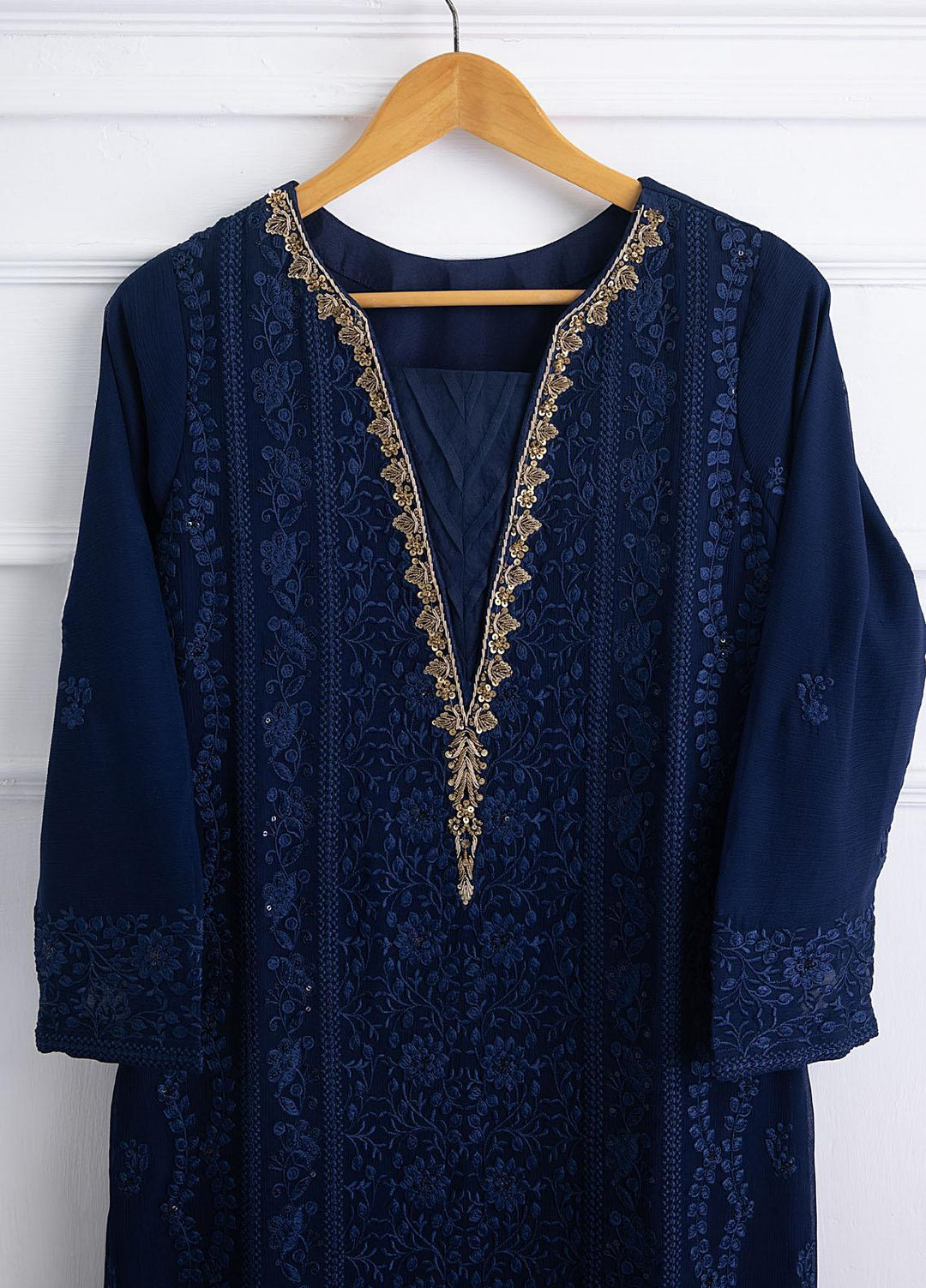 Azure Luxury Pret Embroidered Chiffon 2 Piece Dress SEA STROKE