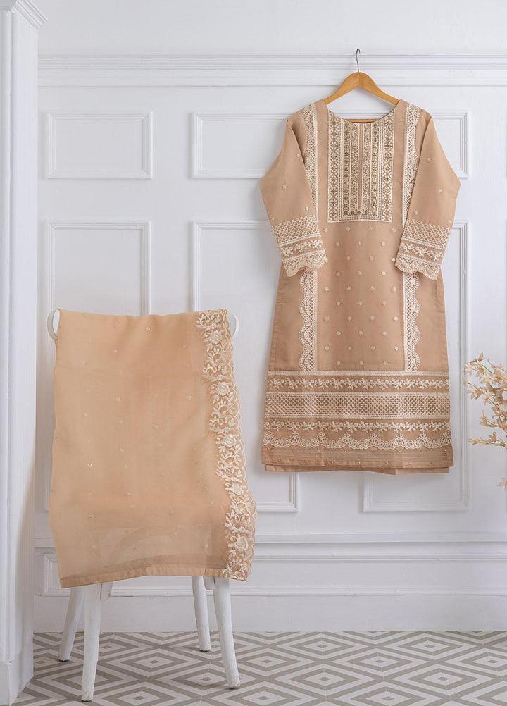 Azure Luxury Pret Embroidered Organza 2 Piece Dress DEWY SUN