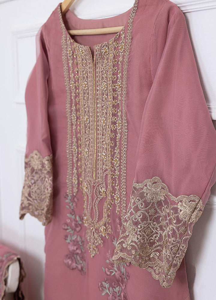 Azure Luxury Pret Embroidered Organza 2 Piece Dress AZU23FLT Tulip Tale