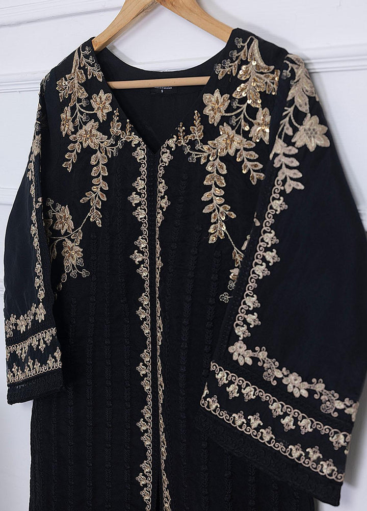 Azure Luxury Pret Embroidered Organza 2 Piece Dress AZU23FLT Gilded Stone