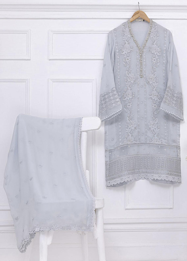 Azure Pret Embroidered Chiffon 2 Piece Suit A-109