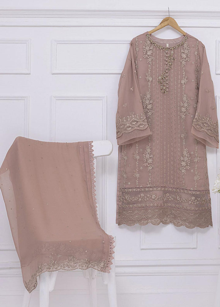 Azure Pret Embroidered Chiffon 2 Piece Suit A-110