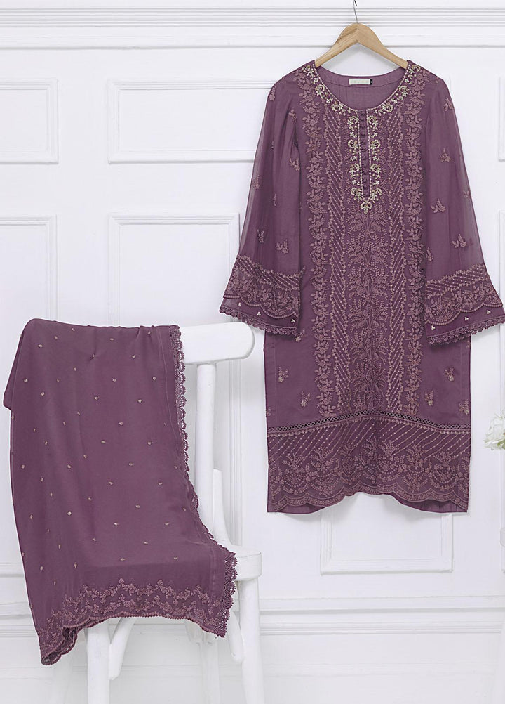 Azure Pret Embroidered Chiffon 2 Piece Suit A-112